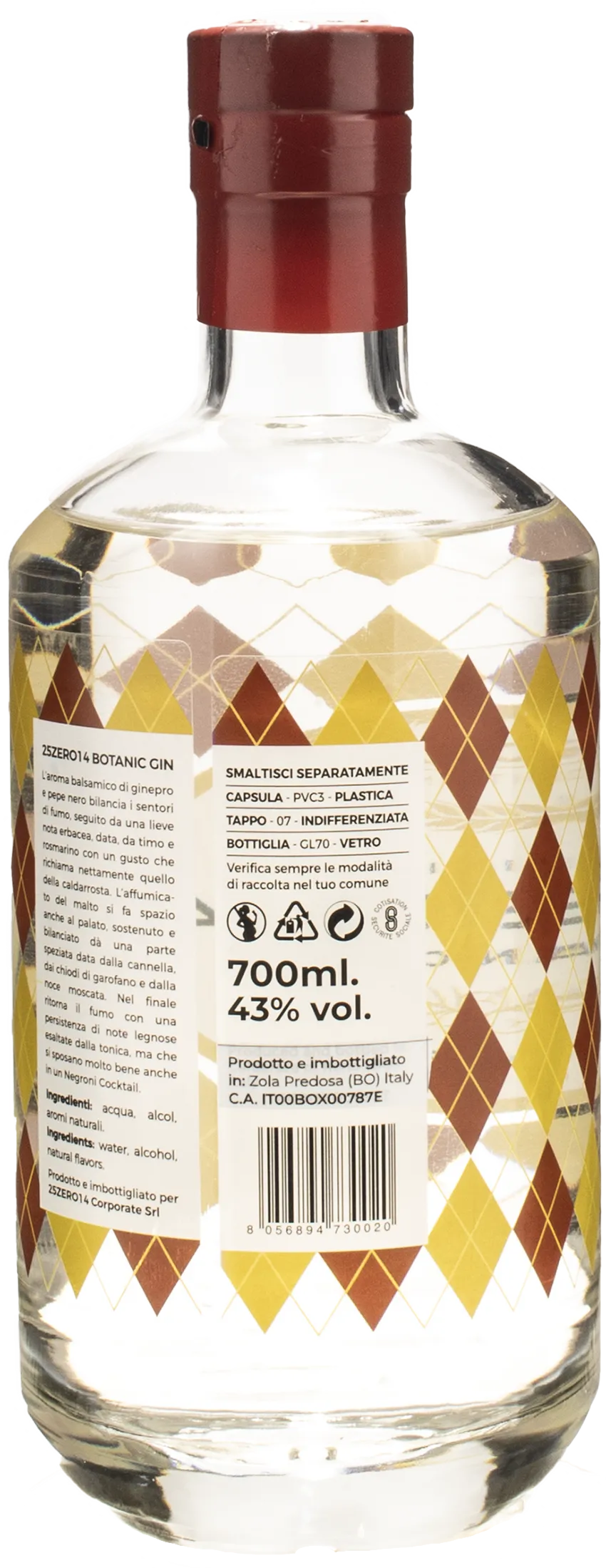 25Zero14 Gin Botanic Gold Edition Botanic 0.7L