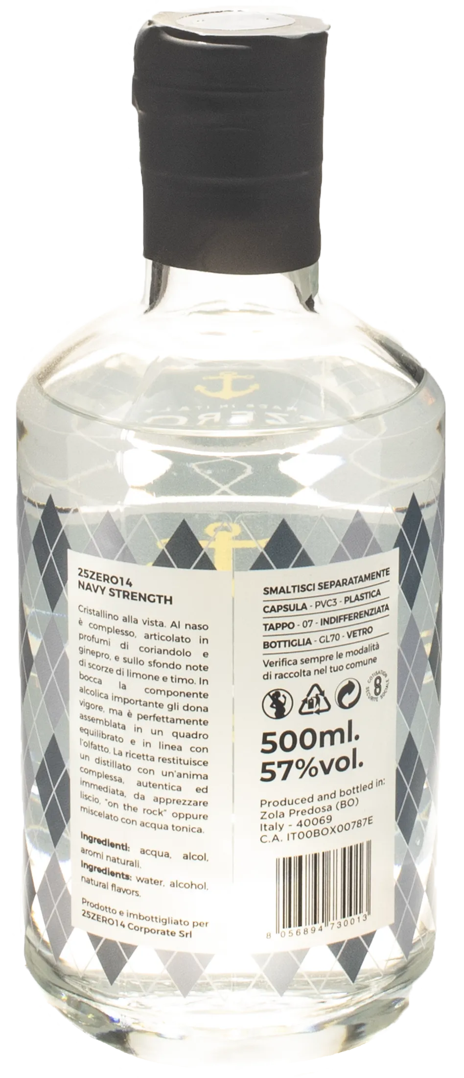 25Zero14 Gin Navy Strenght 0.5L