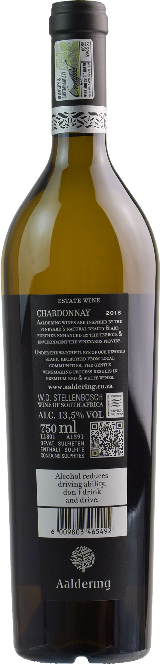 Aaldering Vineyards Chardonnay 2018