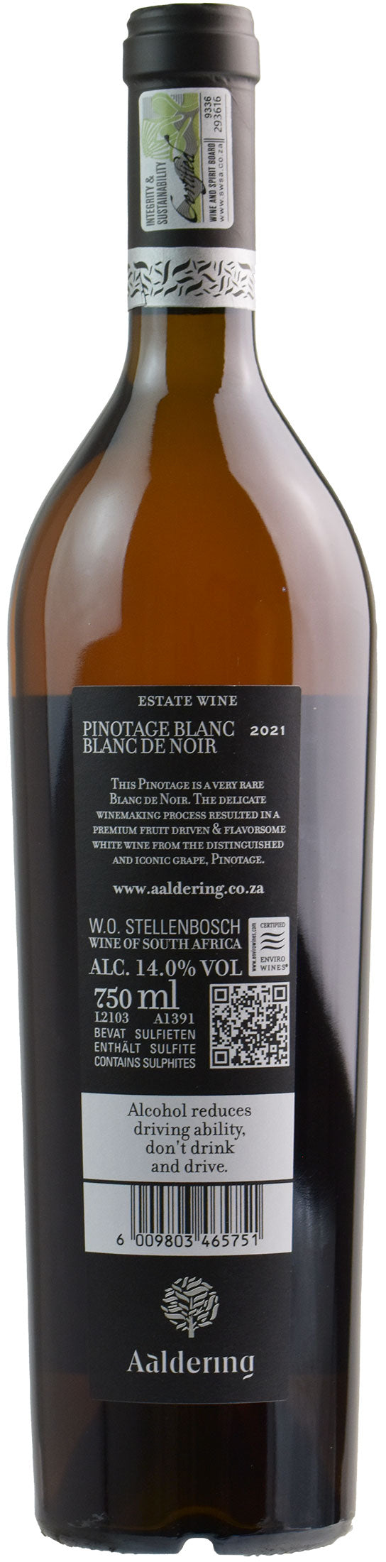 Aaldering Vineyards Pinotage Blanc 2021