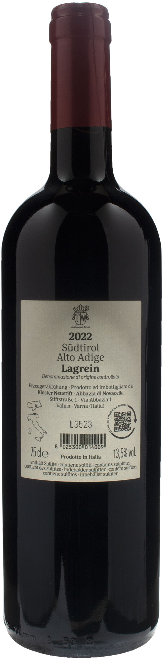 Abbazia di Novacella Lagrein 2022