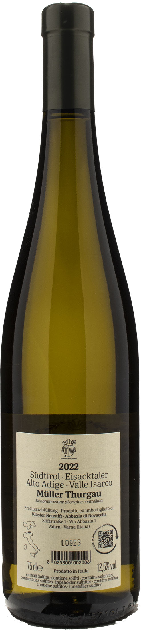 Abbazia di Novacella Muller Thurgau 2022