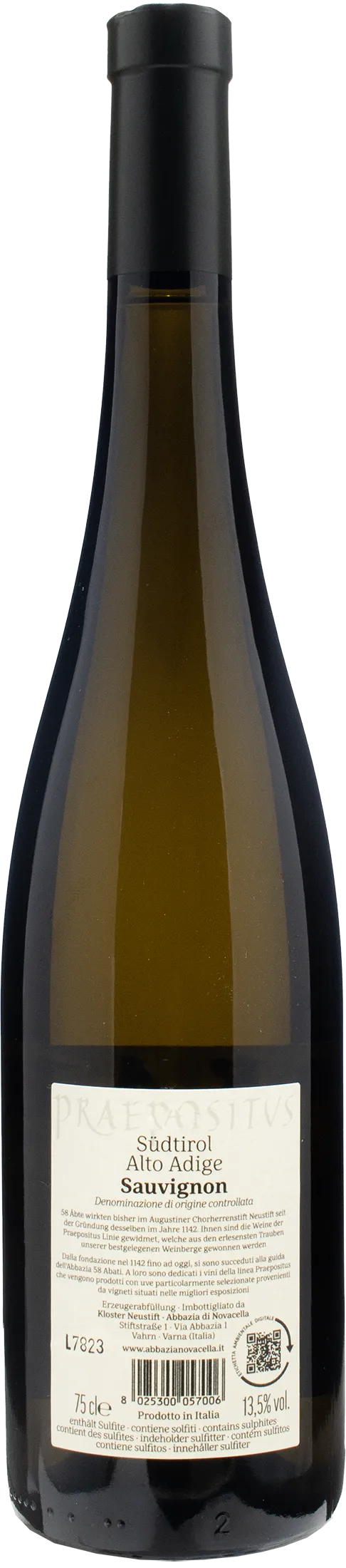 Abbazia di Novacella Praepositus Sauvignon 2022