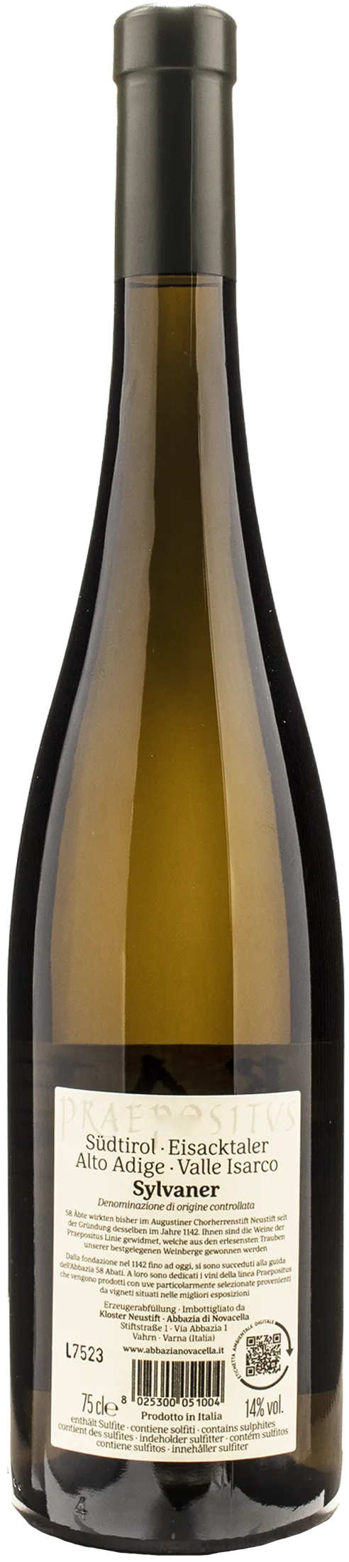 Abbazia di Novacella Praepositus Sylvaner 2022