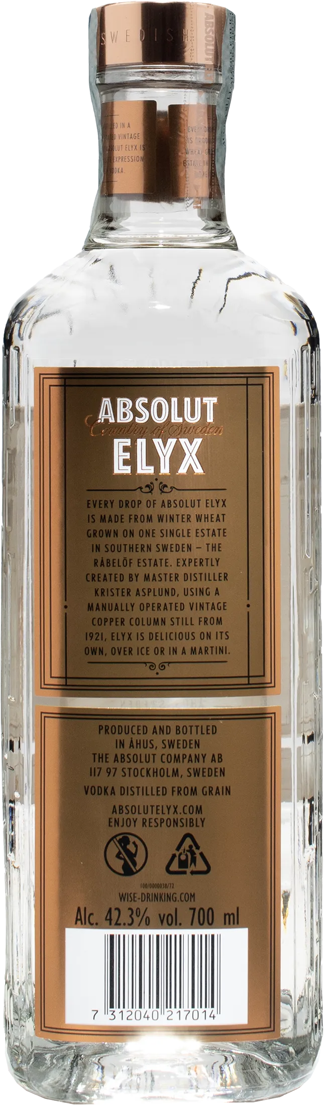 Absolut Vodka Elyx