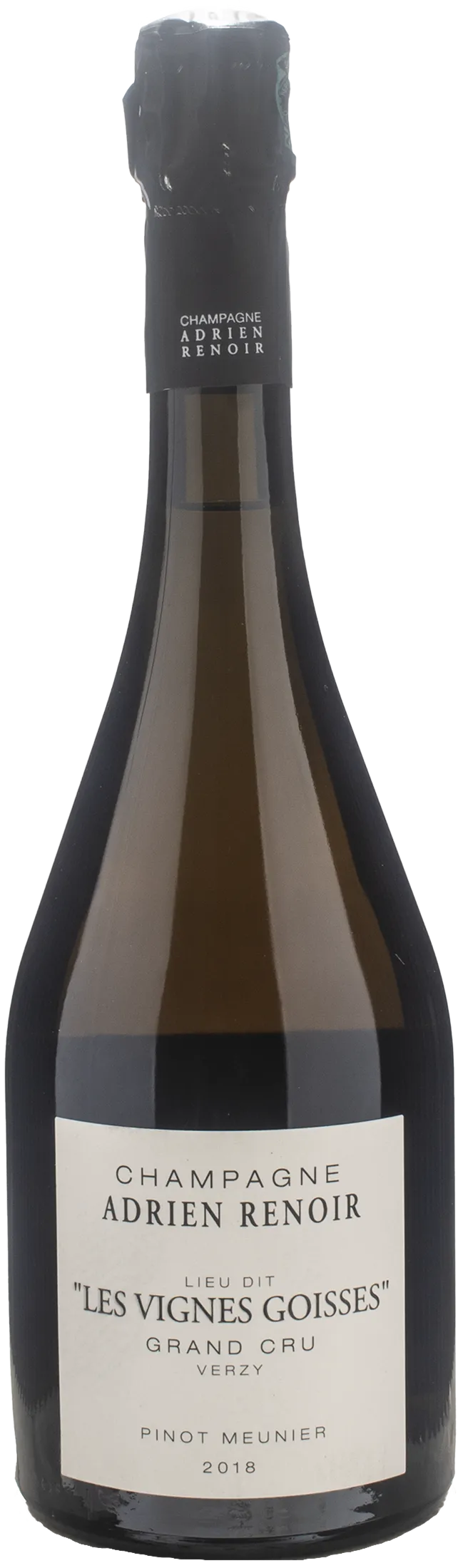 Adrien Renoir Champagne Les Vignes Goisses Grand Cru Pinot Meunier Extra Brut 2018