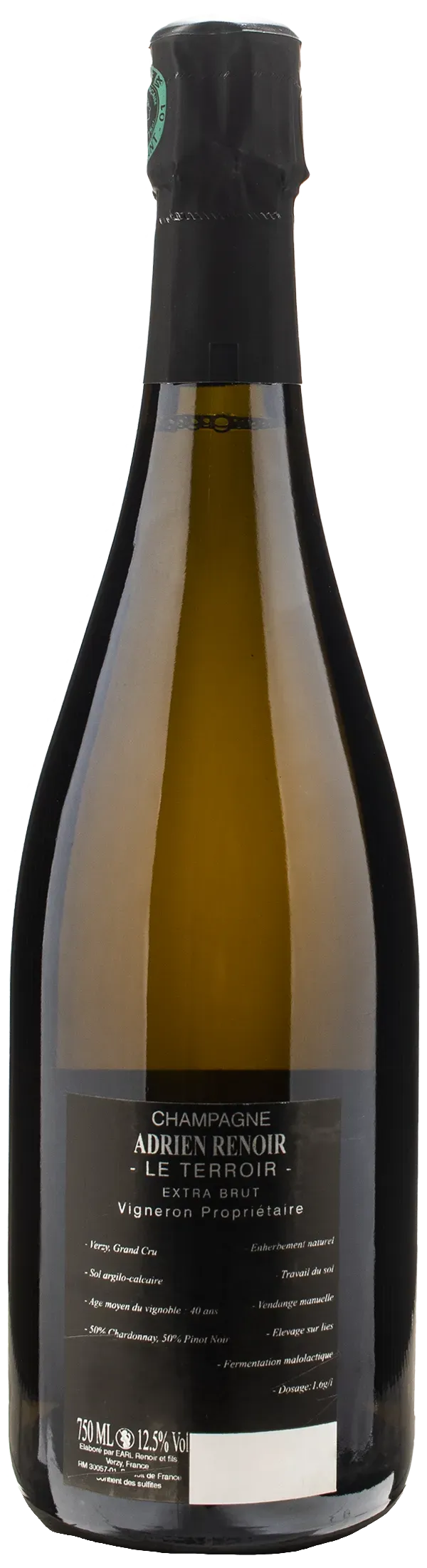 Adrien Renoir Champagne Le Terroir Grand Cru Extra Brut