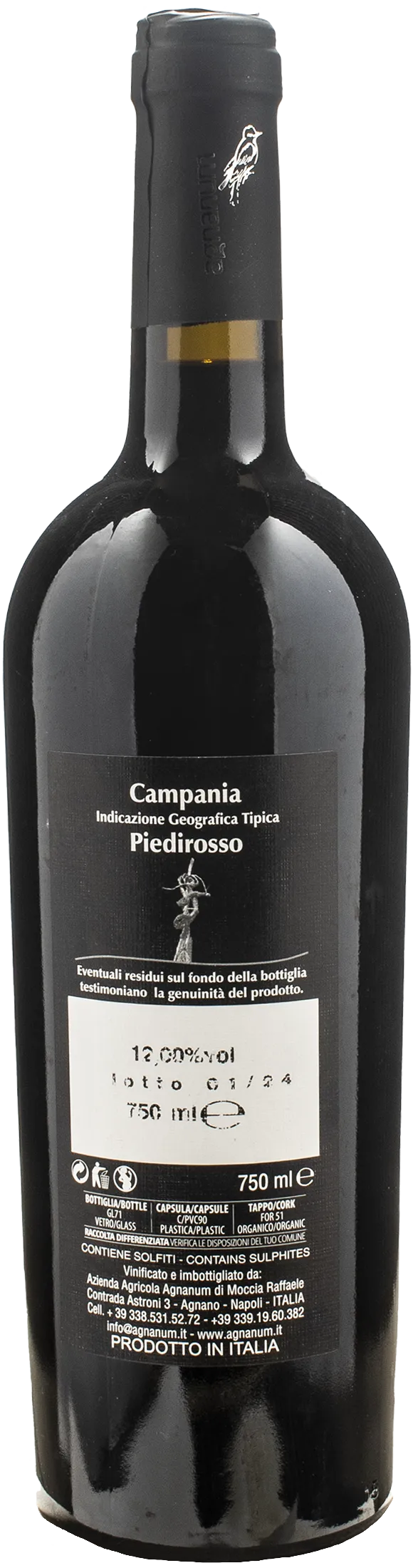 Agnanum Piedirosso Sabbia Vulcanica