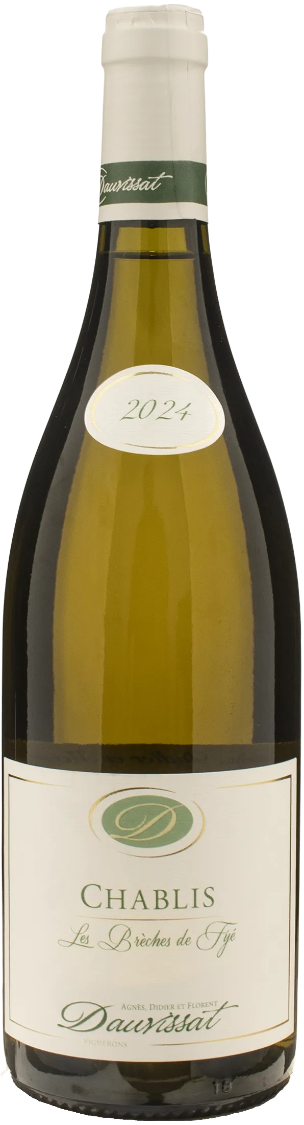 Agnes et Didier Dauvissat Chablis Les Breches de Fye 2024