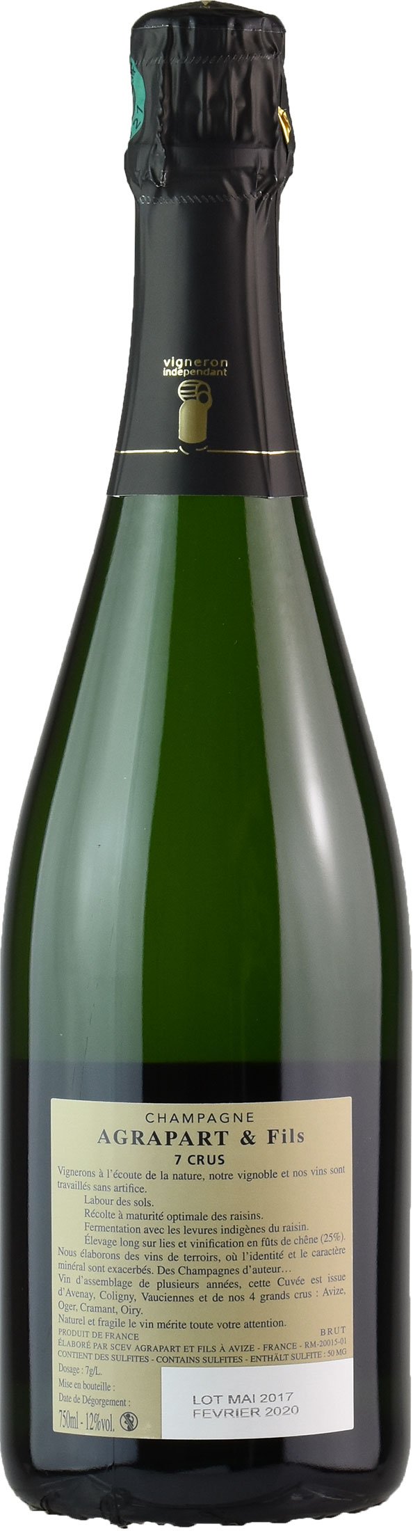 Agrapart & Fils Champagne Extra Brut Les 7 Crus