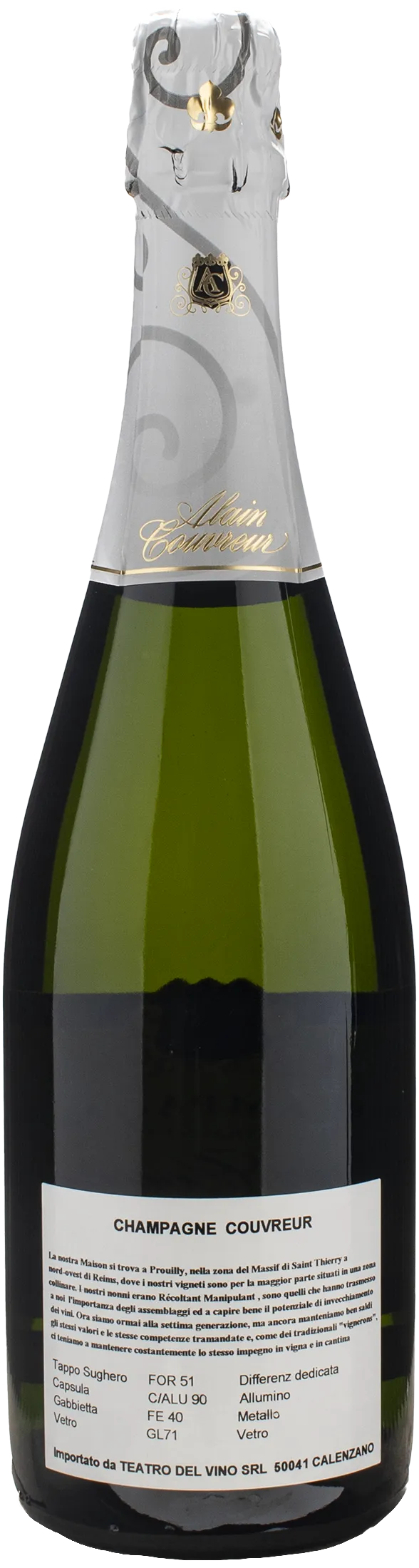 Alain Couvreur Champagne Blanc De Blancs Extra Brut