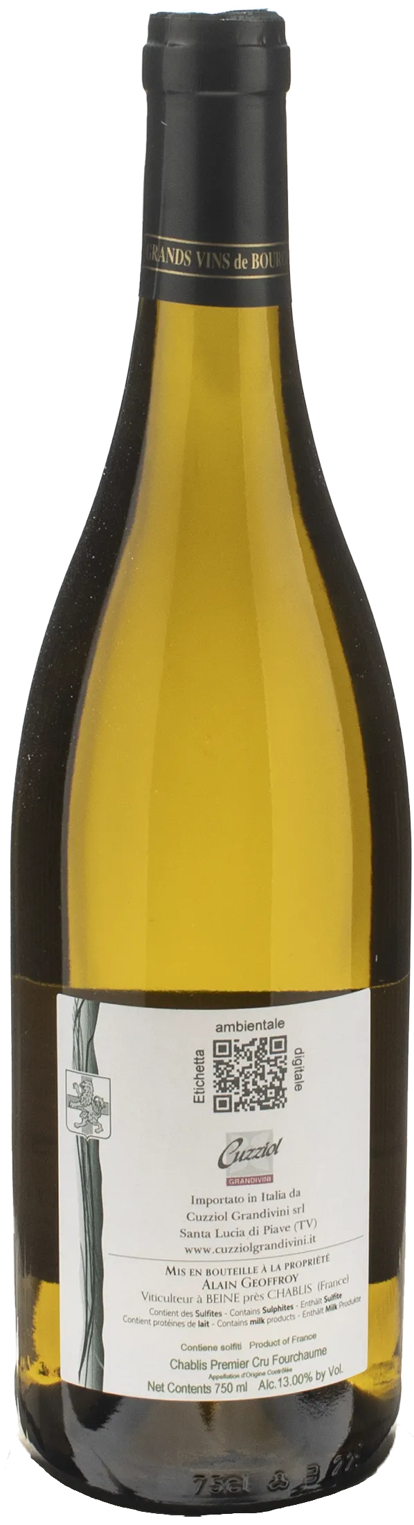 Alain Geoffroy Chablis 1er Cru Fourchaume 2023