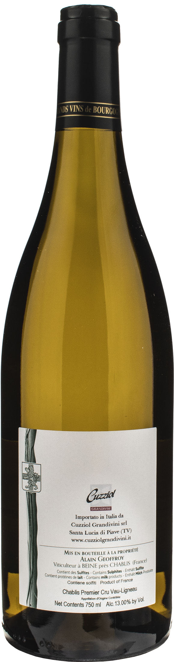 Alain Geoffroy Chablis 1er Cru Vau Ligneau 2021