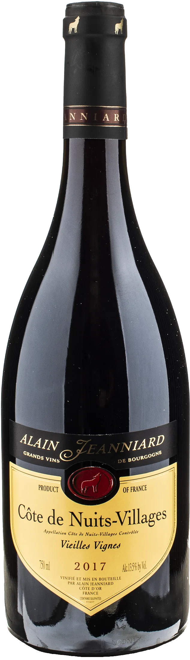 Alain Jeanniard Cote de Nuits Villages Vieillies Vignes 2017