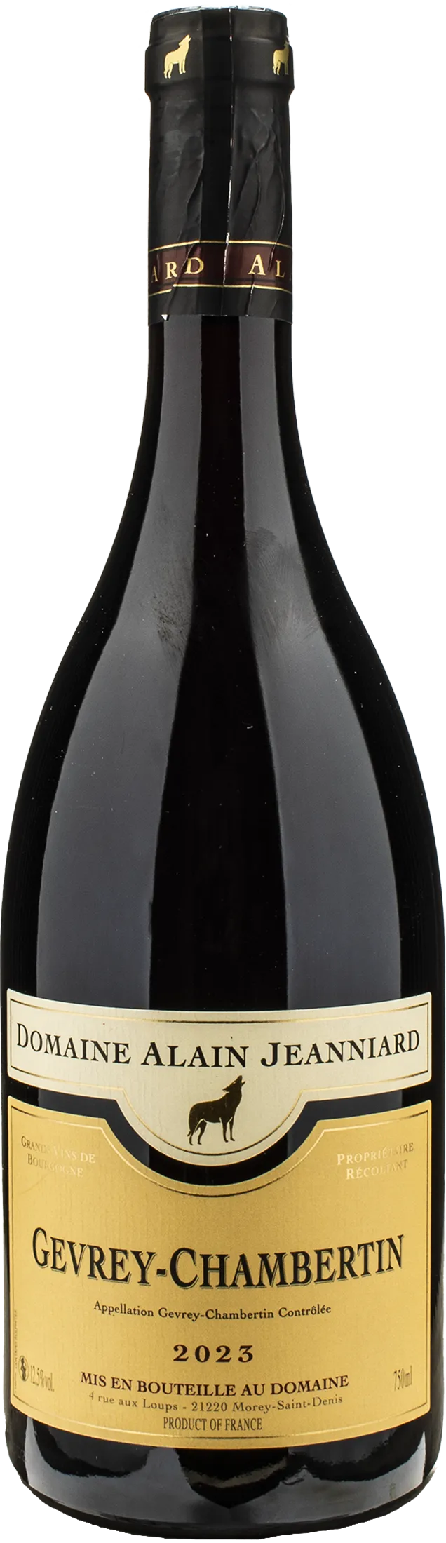 Alain Jeanniard Gevrey Chambertin 2023
