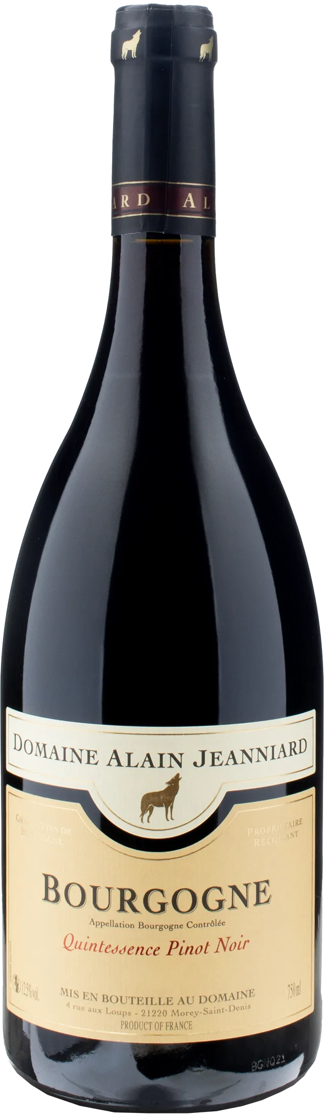 Alain Jeanniard Quintessence Pinot Nero 2021