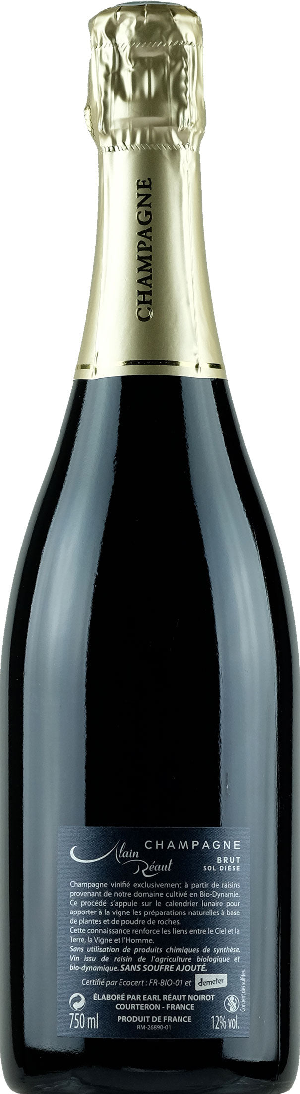 Alain Reaut Champagne Sol Diese Brut