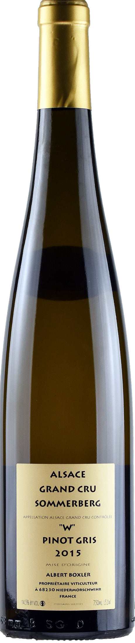 Albert Boxler Alsace Pinot Gris Grand Cru Sommerberg W 2015