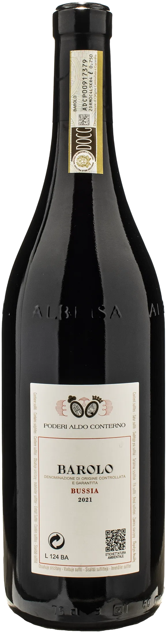 Aldo Conterno Barolo Bussia 2021