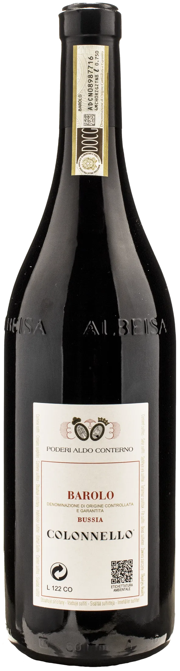 Aldo Conterno Barolo Bussia Colonnello 2020