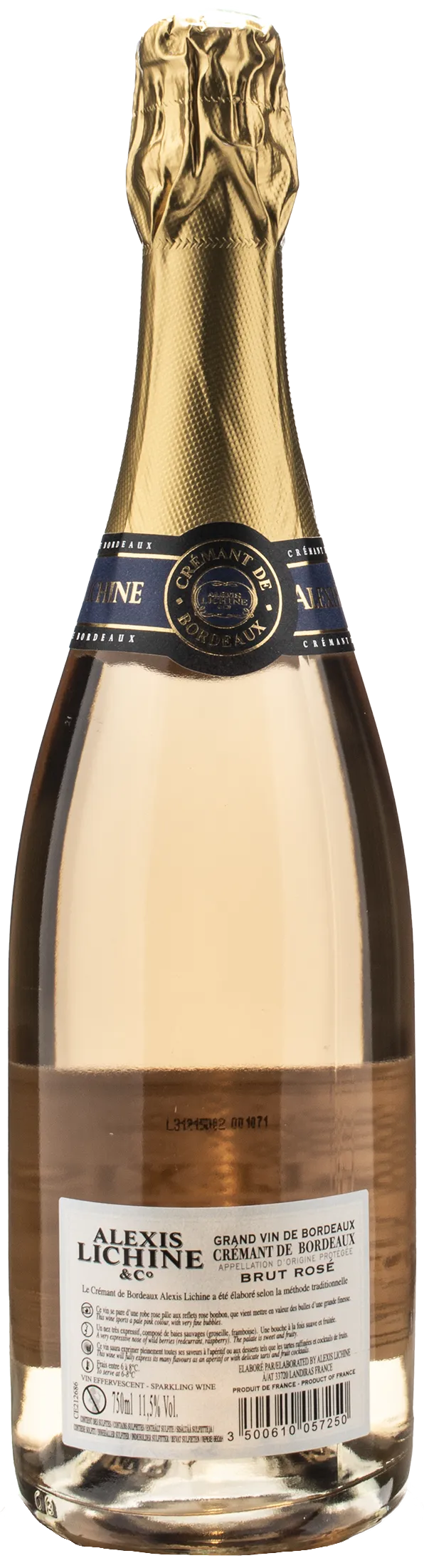 Alexis Lichine Cremant de Bordeaux Rosè Brut