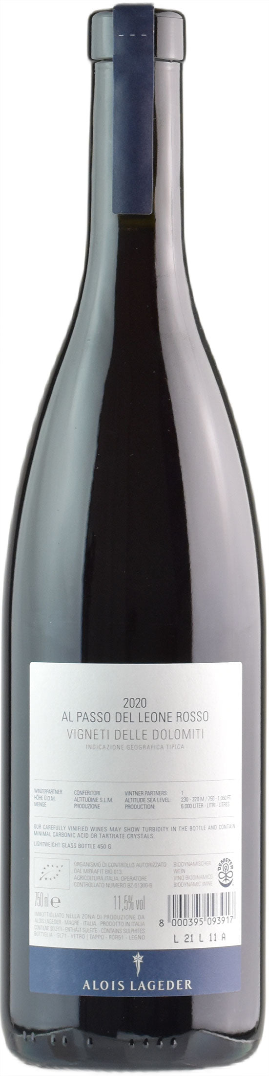 Alois Lageder Al Passo del Leone Rosso 2020