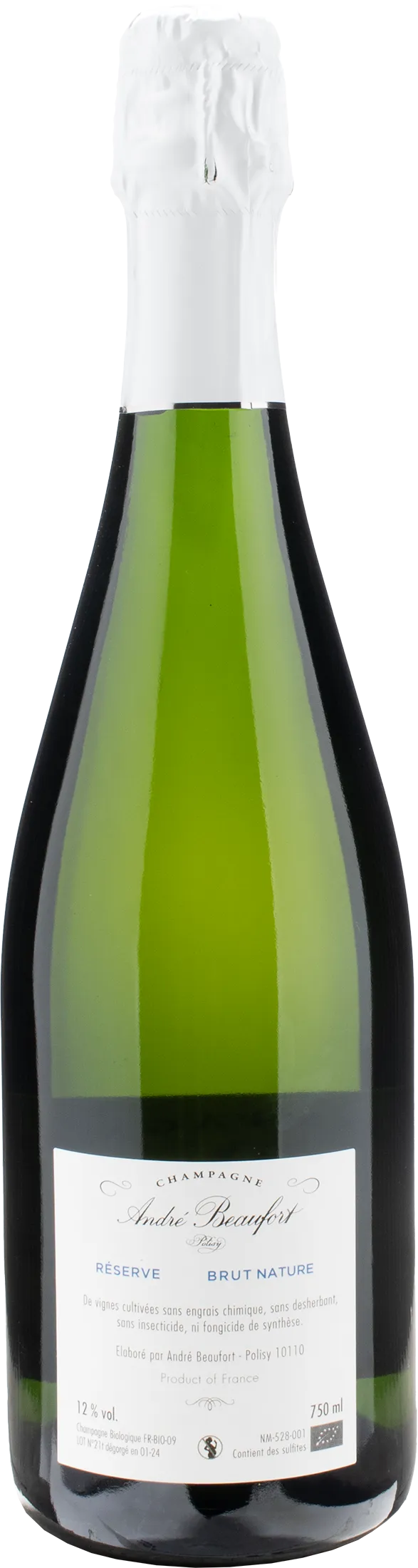 Andre Beaufort Champagne Polisy Brut Nature Reserve