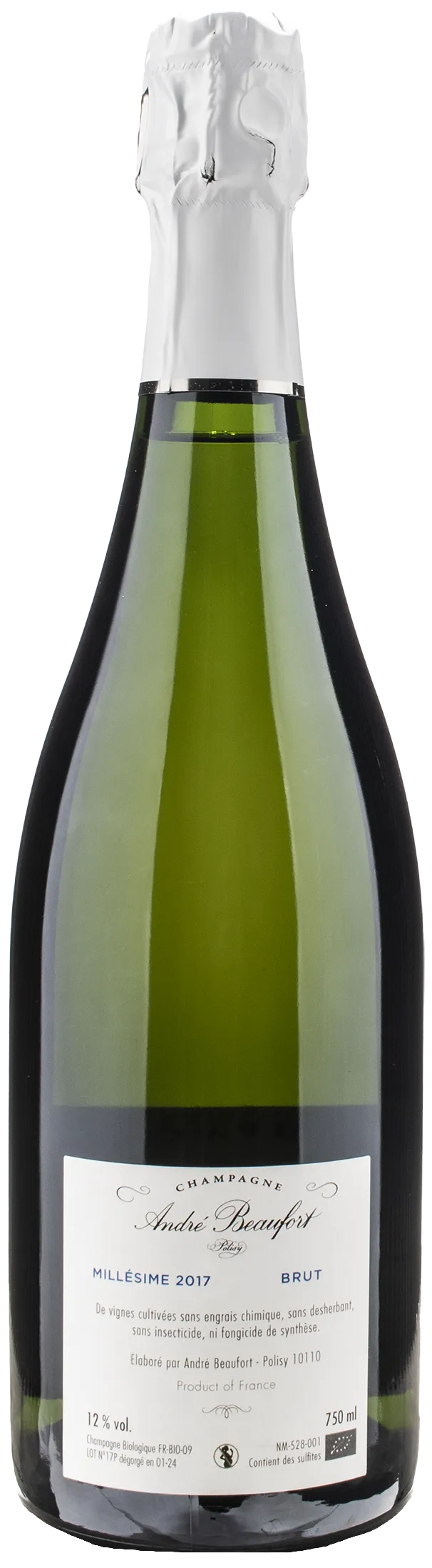 Andre Beaufort Champagne Polisy Brut 2017