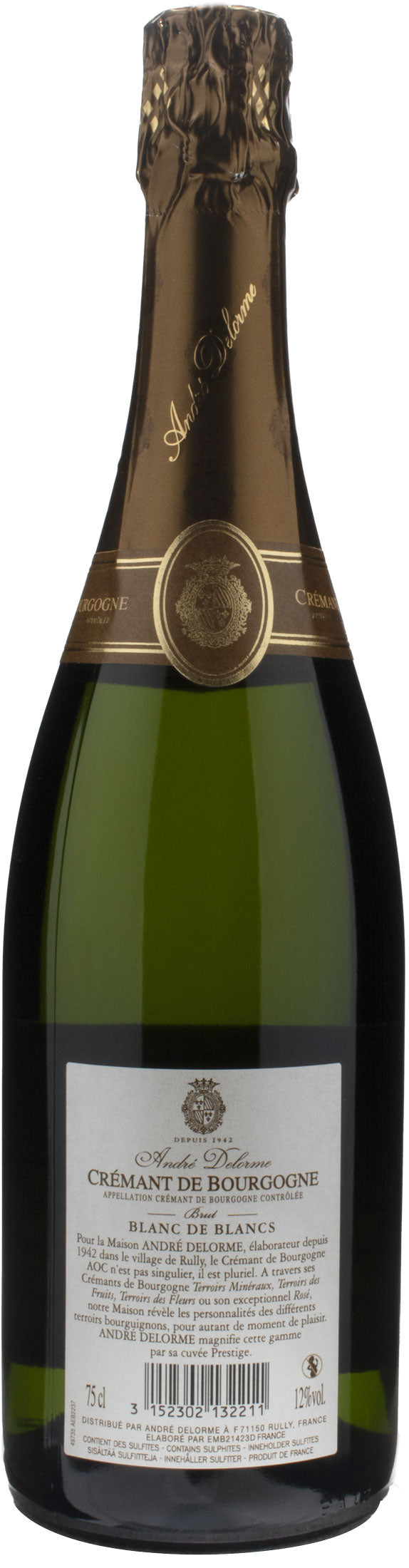 Andre Delorme Cremant de Bourgogne Blanc de Blancs Brut