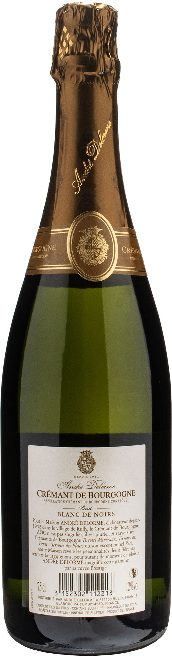 Andre Delorme Cremant de Bourgogne Blanc de Noirs Brut