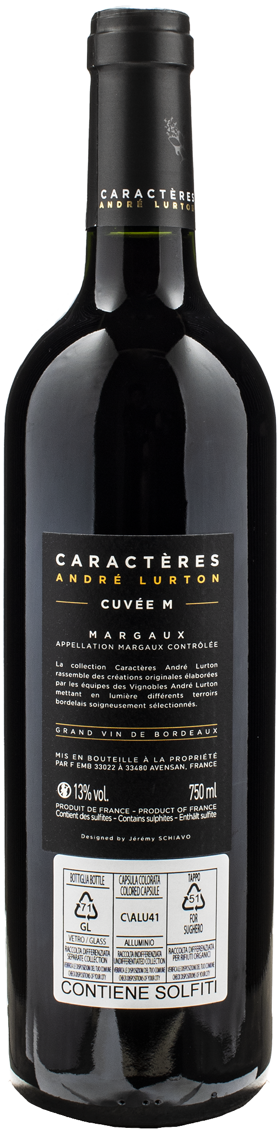 Andre Lurton Cuvee M Margaux Rouge 2017
