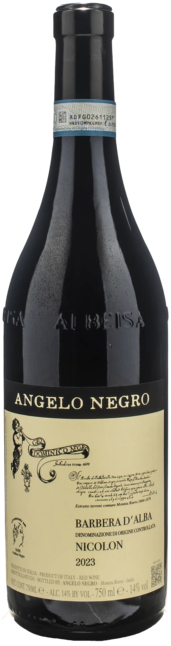 Angelo Negro Barbera d'Alba Nicolon 2023