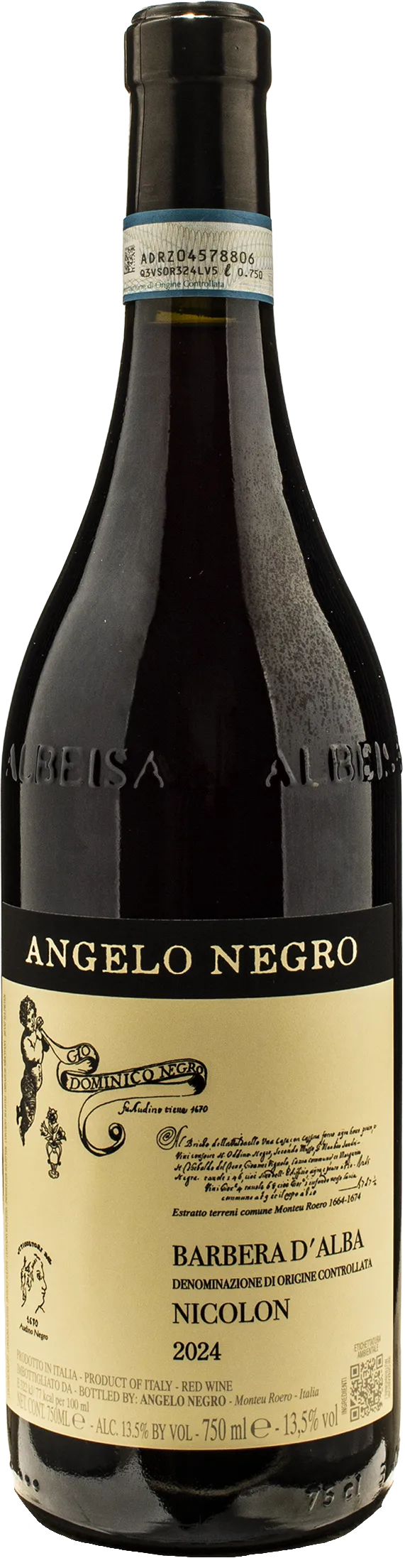 Angelo Negro Barbera d'Alba Nicolon 2024