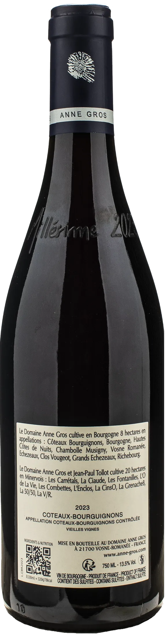 Anne Gros Coteaux Bourguignons Vieilles Vignes 2023