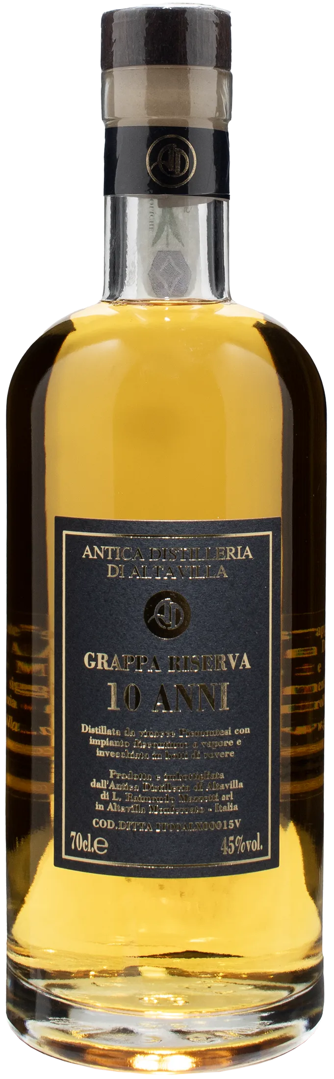 Antica Distilleria Altavilla Grappa Riserva 10 Y.O. 0.7L