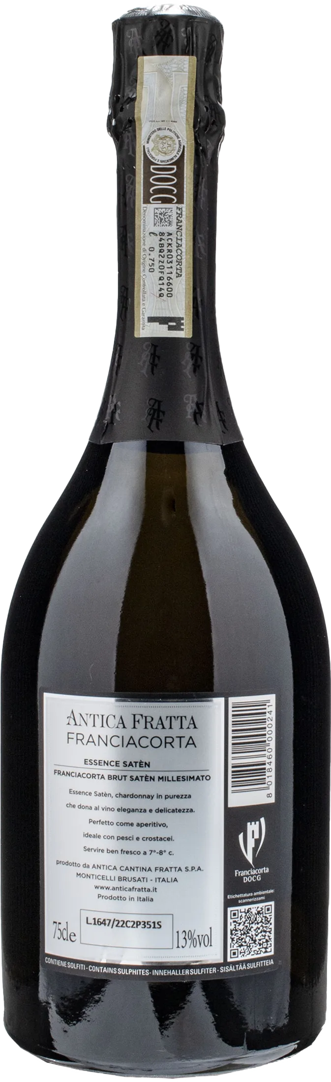 Antica Fratta Franciacorta Essence Brut Saten Millesimato 2020