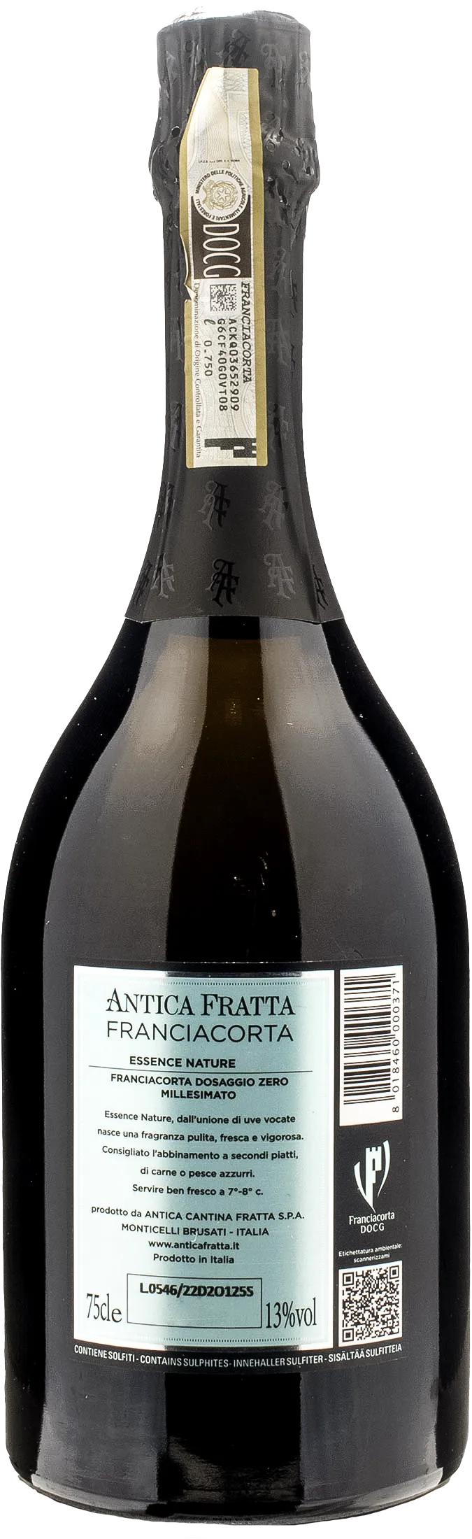 Antica Fratta Franciacorta Essence Nature 2018