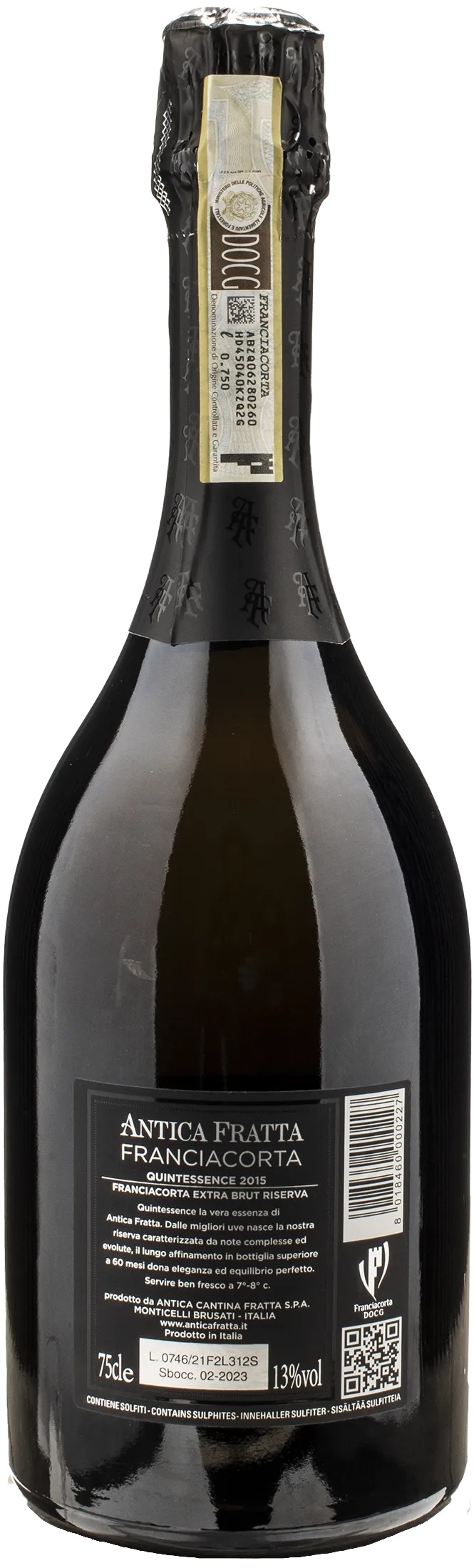 Antica Fratta Franciacorta Quintessence Extra Brut Riserva 2015