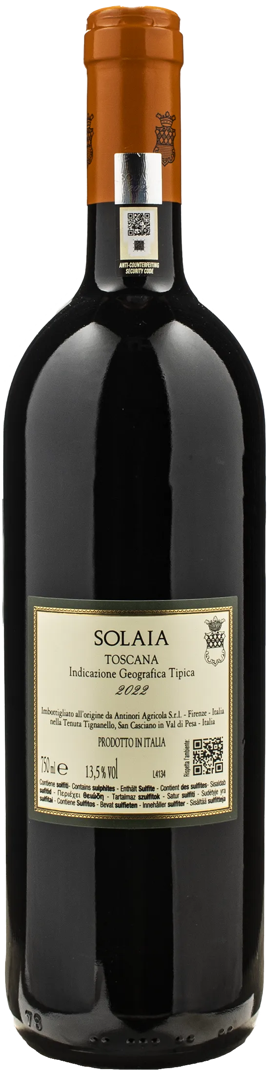 Antinori Solaia 2022