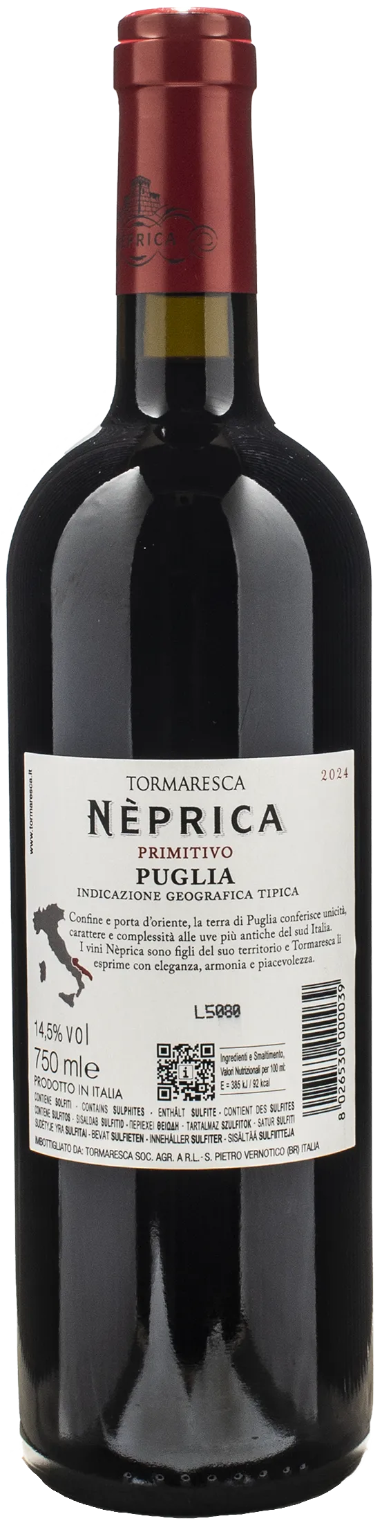 Tormaresca Neprica Primitivo 2024