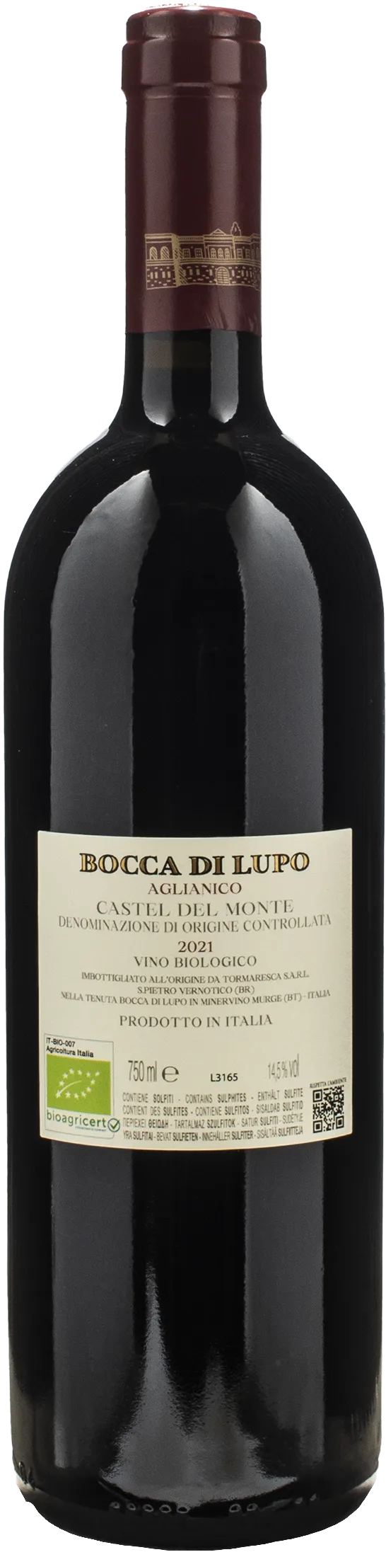 Bocca di Lupo Aglianico Castel del Monte 2021