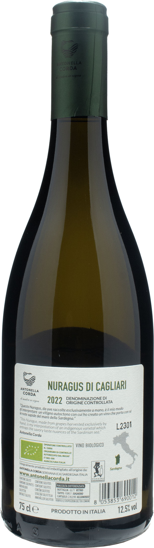 Antonella Corda Nuragus di Cagliari 2022