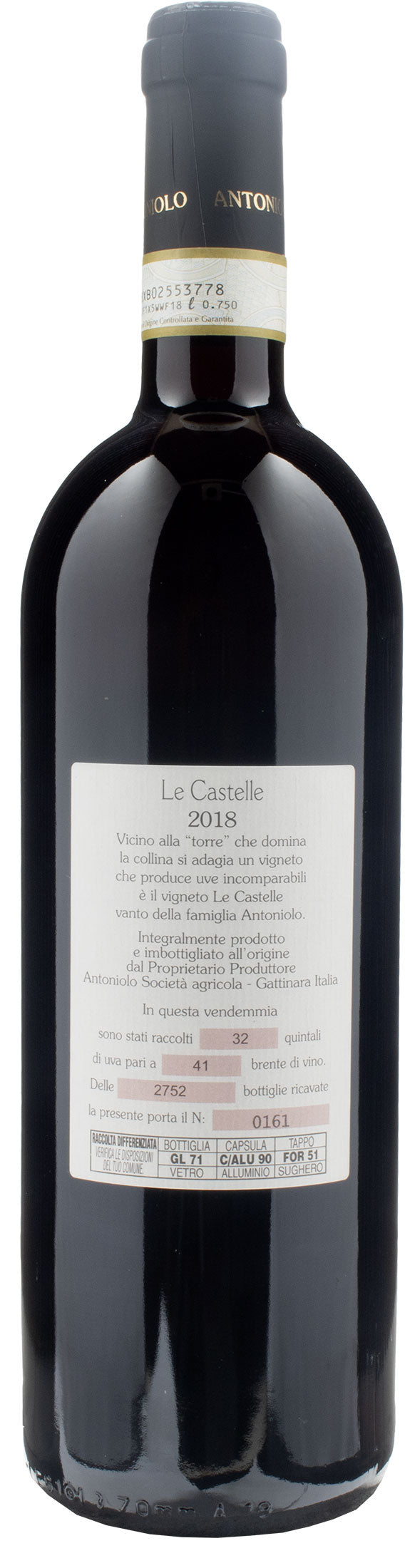 Antoniolo Gattinara Le Castelle Riserva 2018