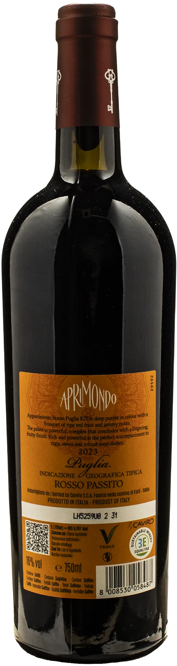 Aprimondo Appassimento Puglia 2023