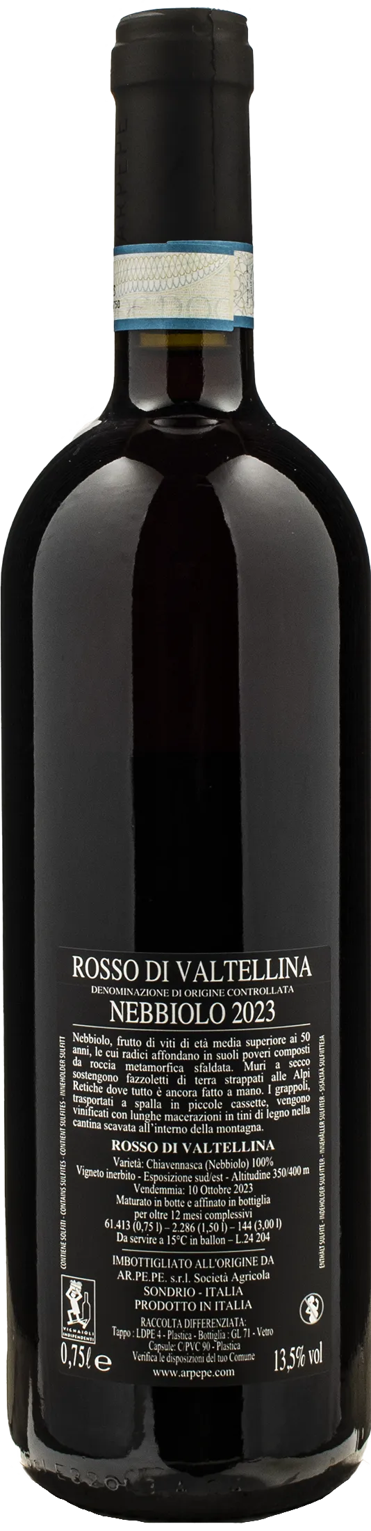 Ar.Pe.Pe Rosso di Valtellina Nebbiolo 2023