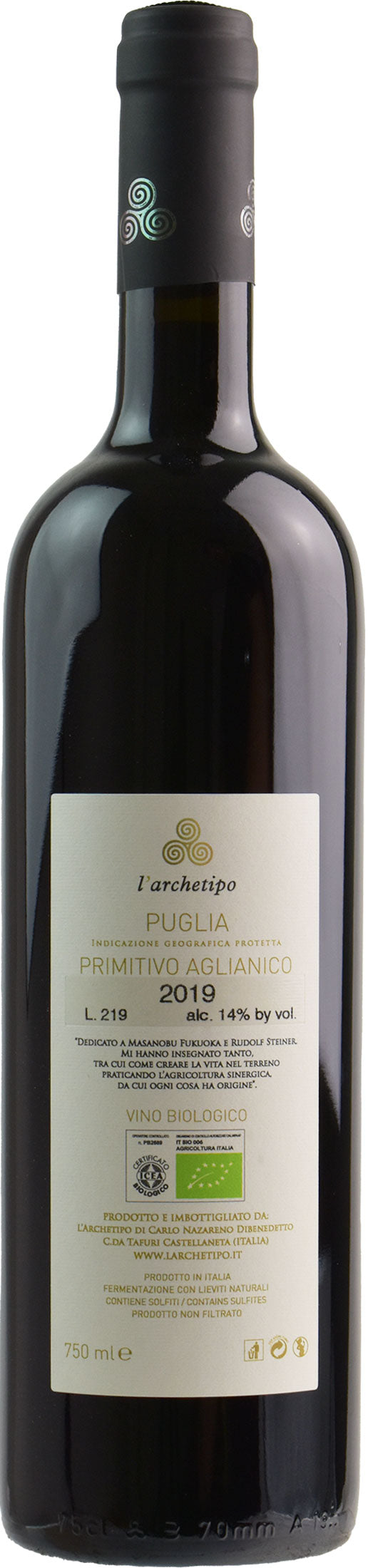 Archetipo Primitivo Aglianico 2019