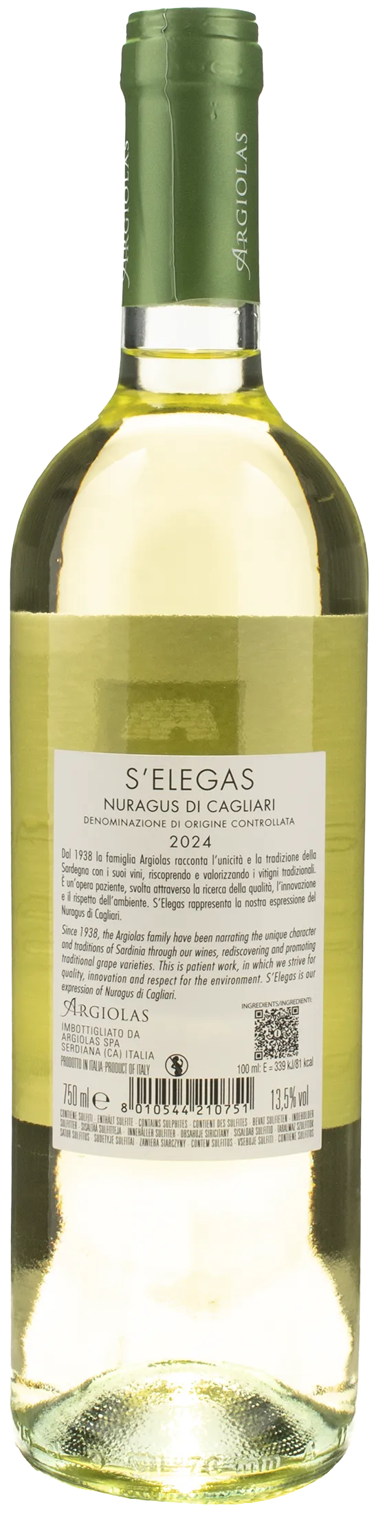Argiolas Nuragus S'Elegas 2024