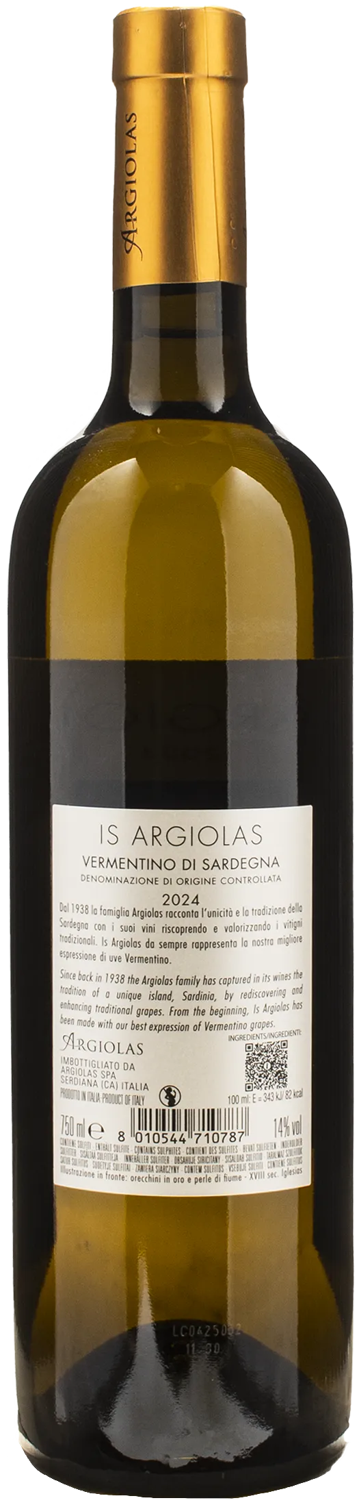 Argiolas Vermentino di Sardegna Is Argiolas 2024