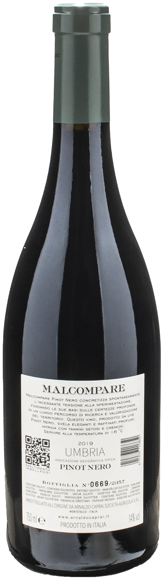 Arnaldo Caprai Malcompare Pinot Nero 2019