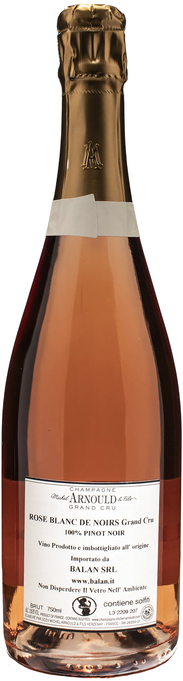 Arnould Michel et Fils Champagne Blanc de Noirs Grand Cru Rosé Brut